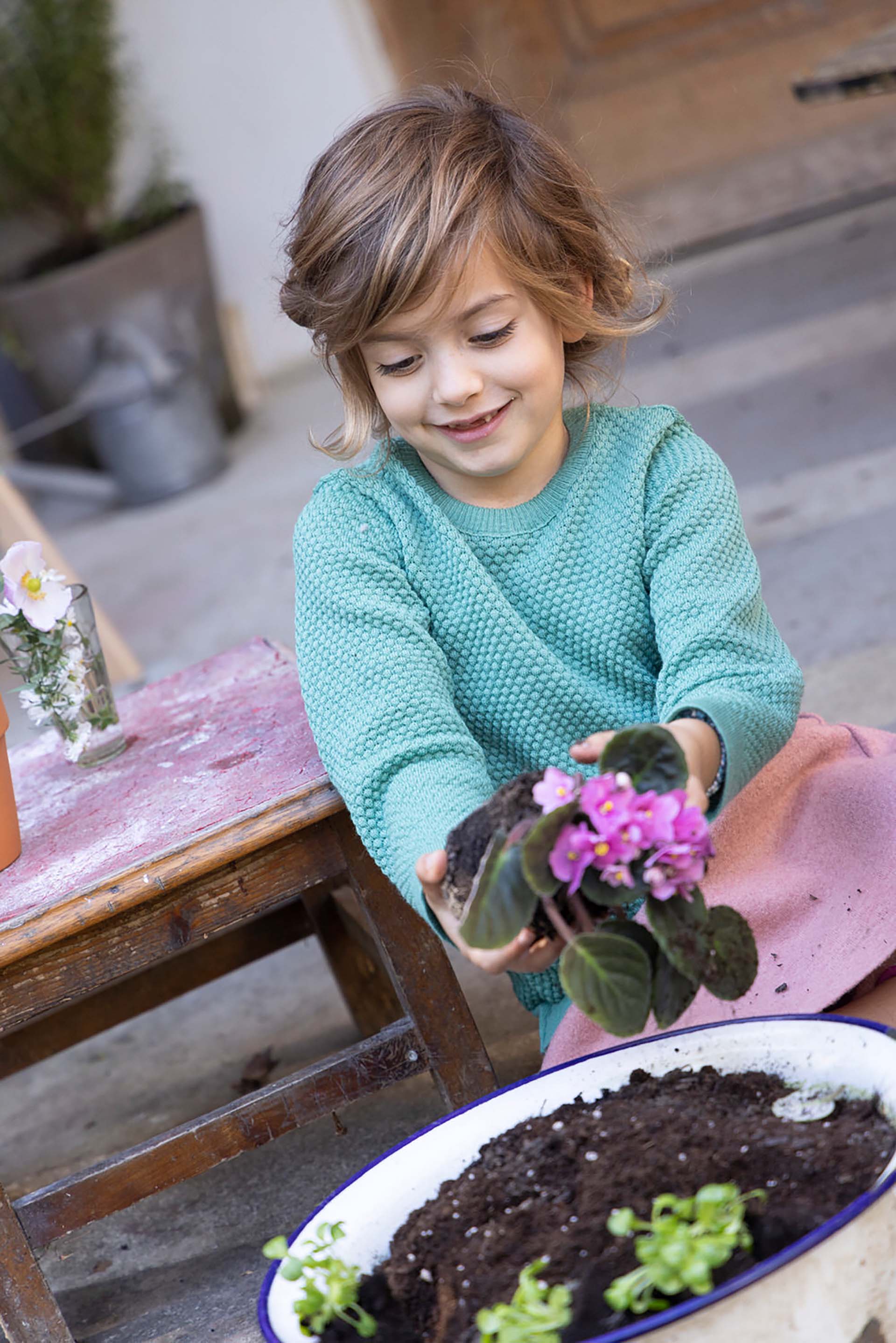 Wabenstrick-Pullover Wabenstrick-Pullover